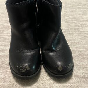 Kids Black Boots